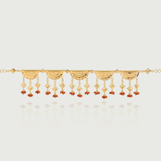 Ghasaq Coral Choker